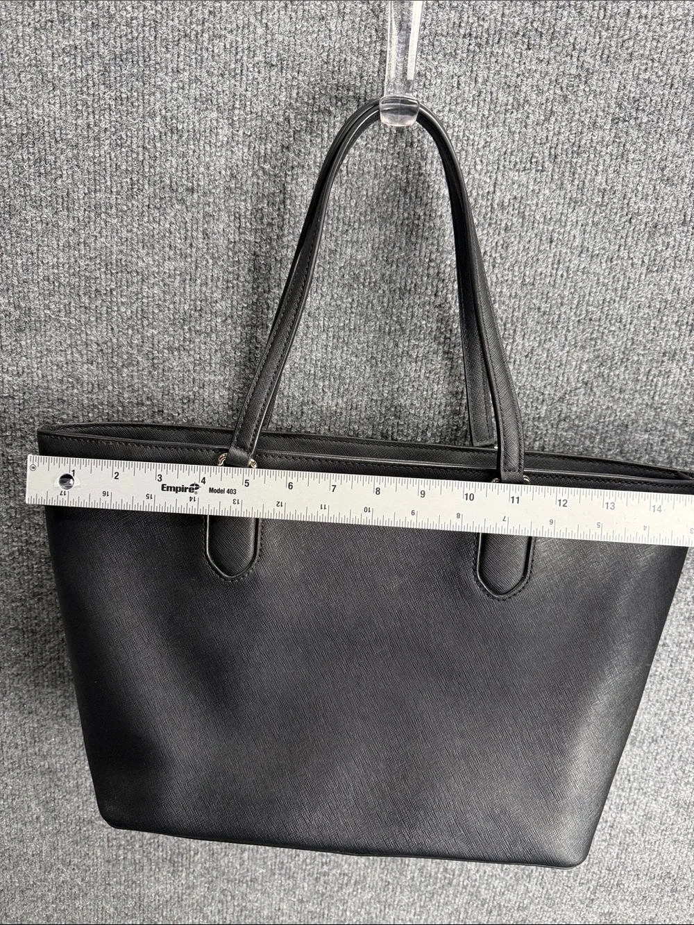 Kate Spade Laurel Way Black Saffiano Leather Medium Dally Tote Bag - Very Nice!